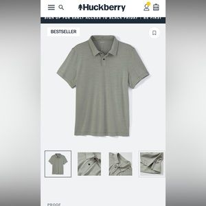 Huckberry. Proof Polo. New